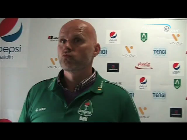 Óli Kristjáns.: Mikill stígandi í okkar leik