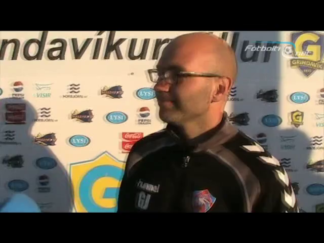 Gunnlaugur Jónsson: Í dag var þetta stöngin inn hjá okkur