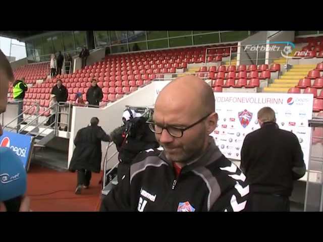 Gunnlaugur: Mér fannst við slakir í dag