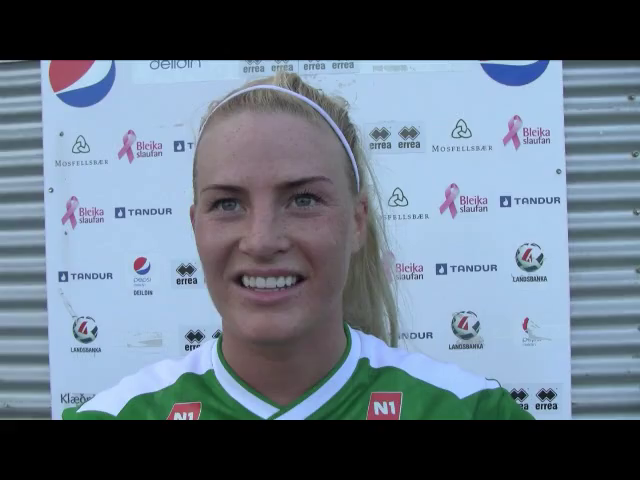 Greta Mjöll: Ógeðslega gaman að vera í Breiðablik
