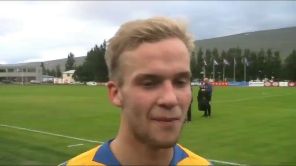 Ævar Ingi: Ég hefði viljað setja þrennu en tvö duga