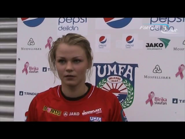 Elín Pálmadóttir: Stolt af stelpunum
