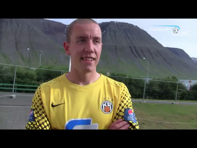 Hannes Þór: Mikill léttir þegar stíflan brast